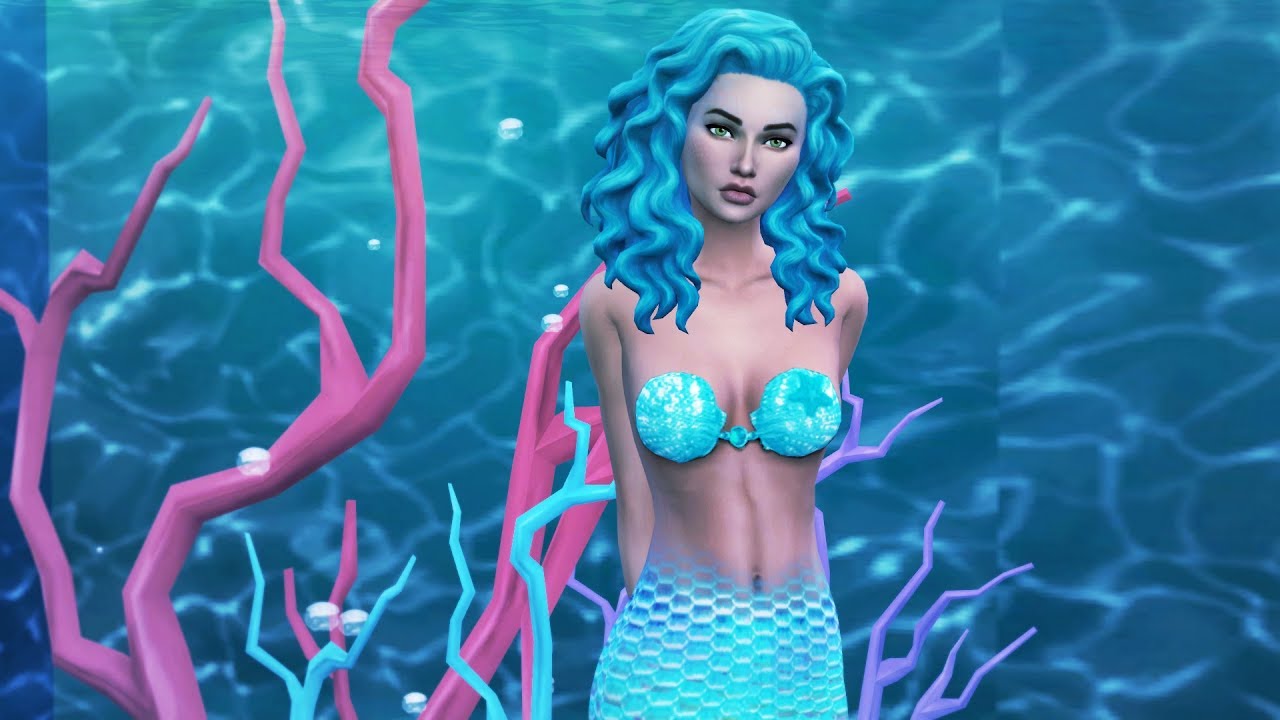 HUMAN TO MERMAID: TRANSFORMATION | A SIMS 4 STORY