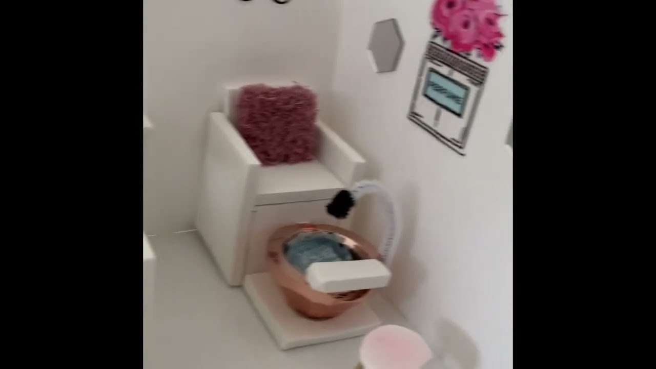 Maqueta de salón de belleza / Beauty salon model