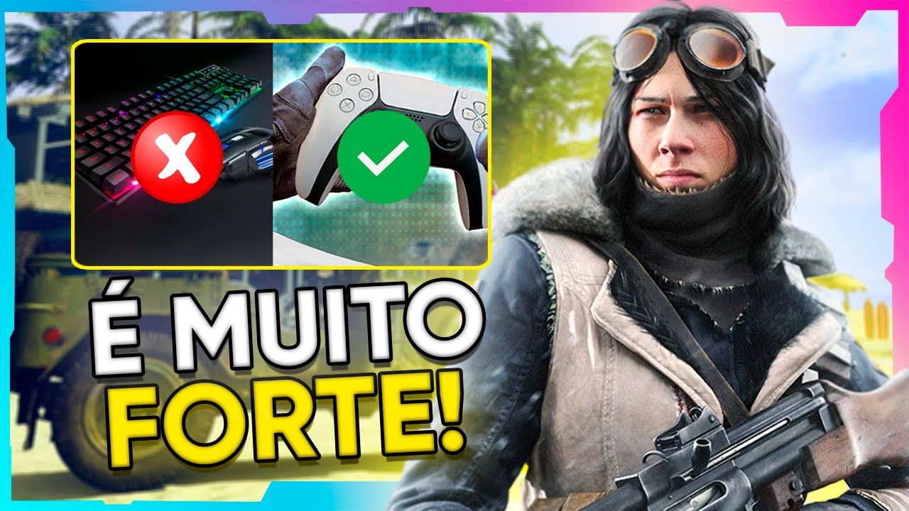 FOI JOGAR NO CONTROLE E FICOU SURPRESO COM O AIM ASSIST, N4NO NO TEAM WIPE LINDO & 