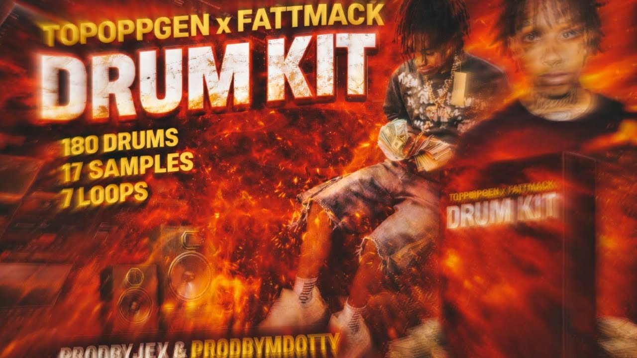 [NEW] TOPOPPGEN X FATTMACK DRUMKIT | 180 + DRUMS