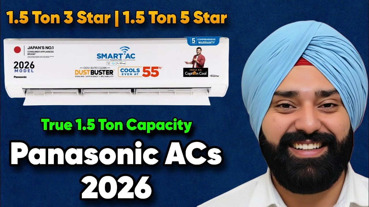Panasonic 1.5 Ton 3 Star & 5 Star Inverter AC 2026 &ndash; Honest Review
