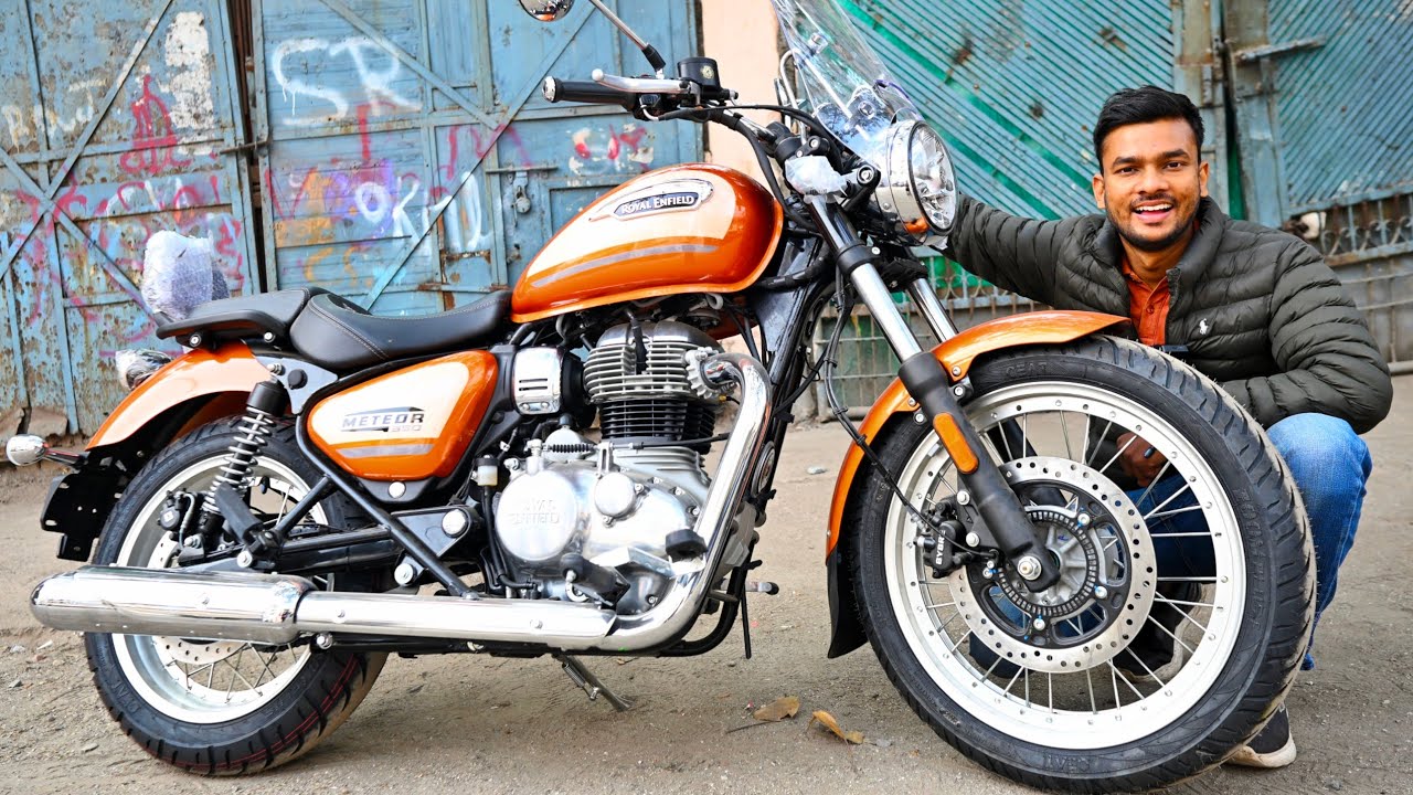 Enfield Meteor 350 Spoke Alloy Whee Special Orange Colour ls Detailed Review