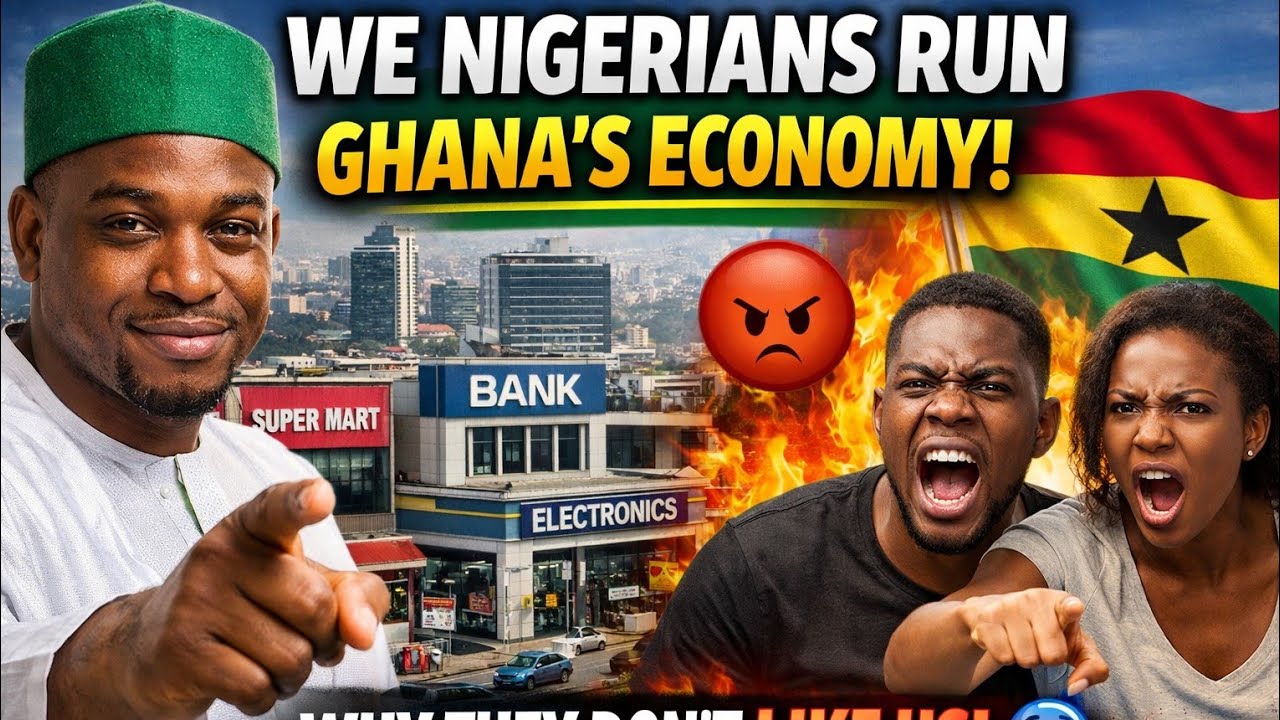 We NIGerians own all the businesses in Ghana without us they can't survive 😱🇬🇭🇳🇬
