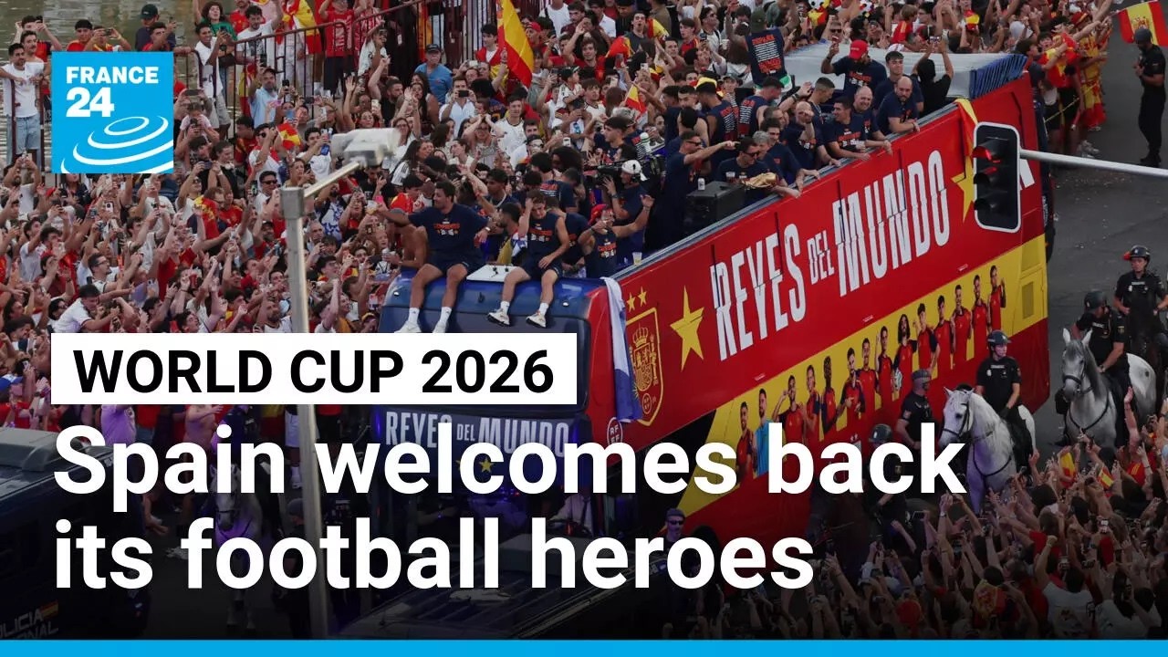 Spain welcomes back its World Cup heroes &bull; FRANCE 24 English