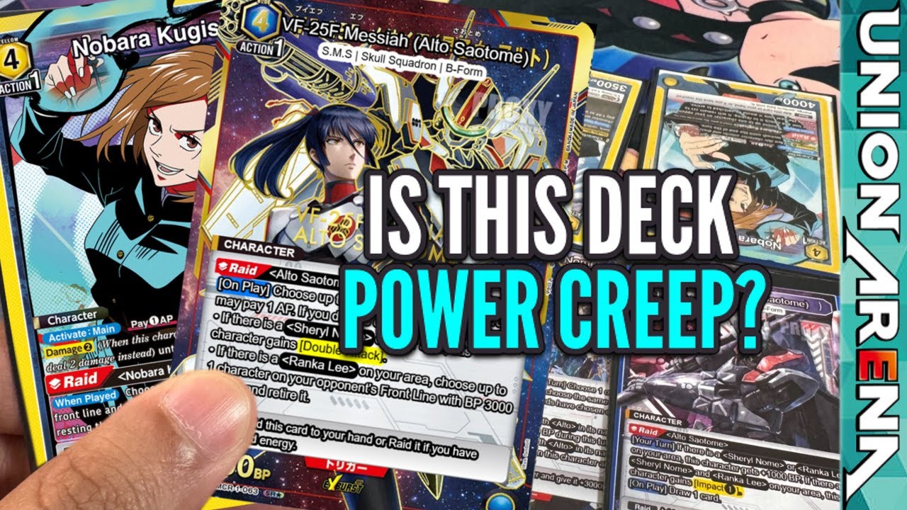 THIS DECK IS CRAZY STRONG! | Jujutsu Kaisen Yellow Vs Macross Blue | Union Arena