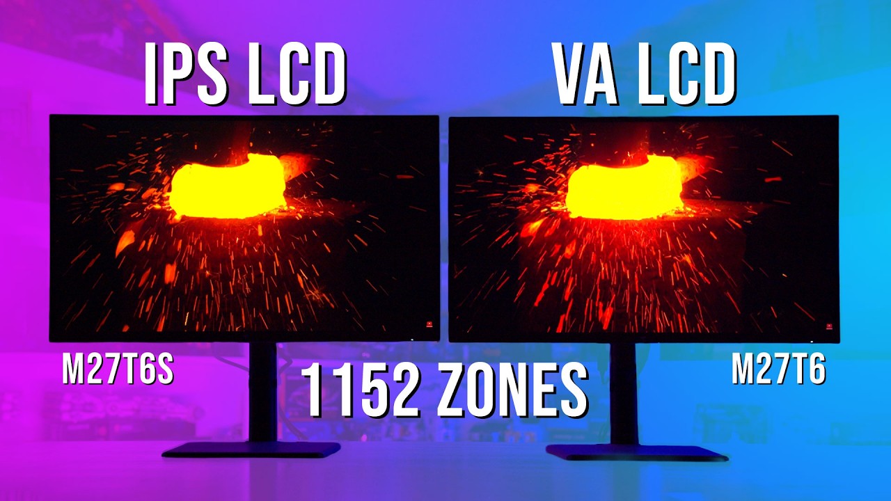 IPS vs VA Budget Mini-LED Gaming Battle - KTC M27T6S and M27T6