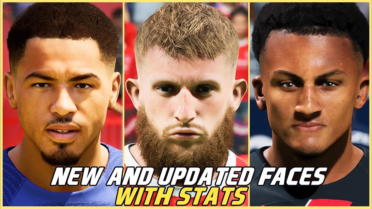 EA FC 24 - ALL NEW AND UPDATED FACES AFTER SQUAD UPDATE!