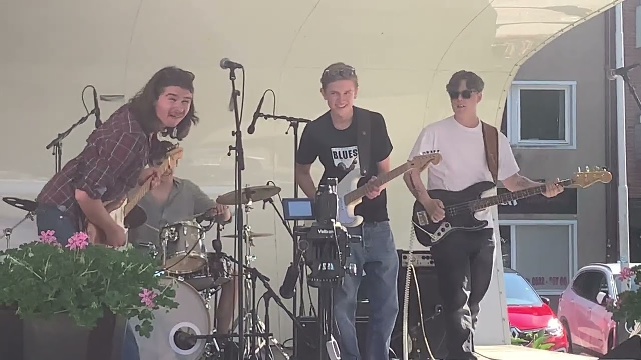 Willes Bluesband. Blues i Margretegärdeparken för Uddevalla Bluesförening 14e.Juni 2025