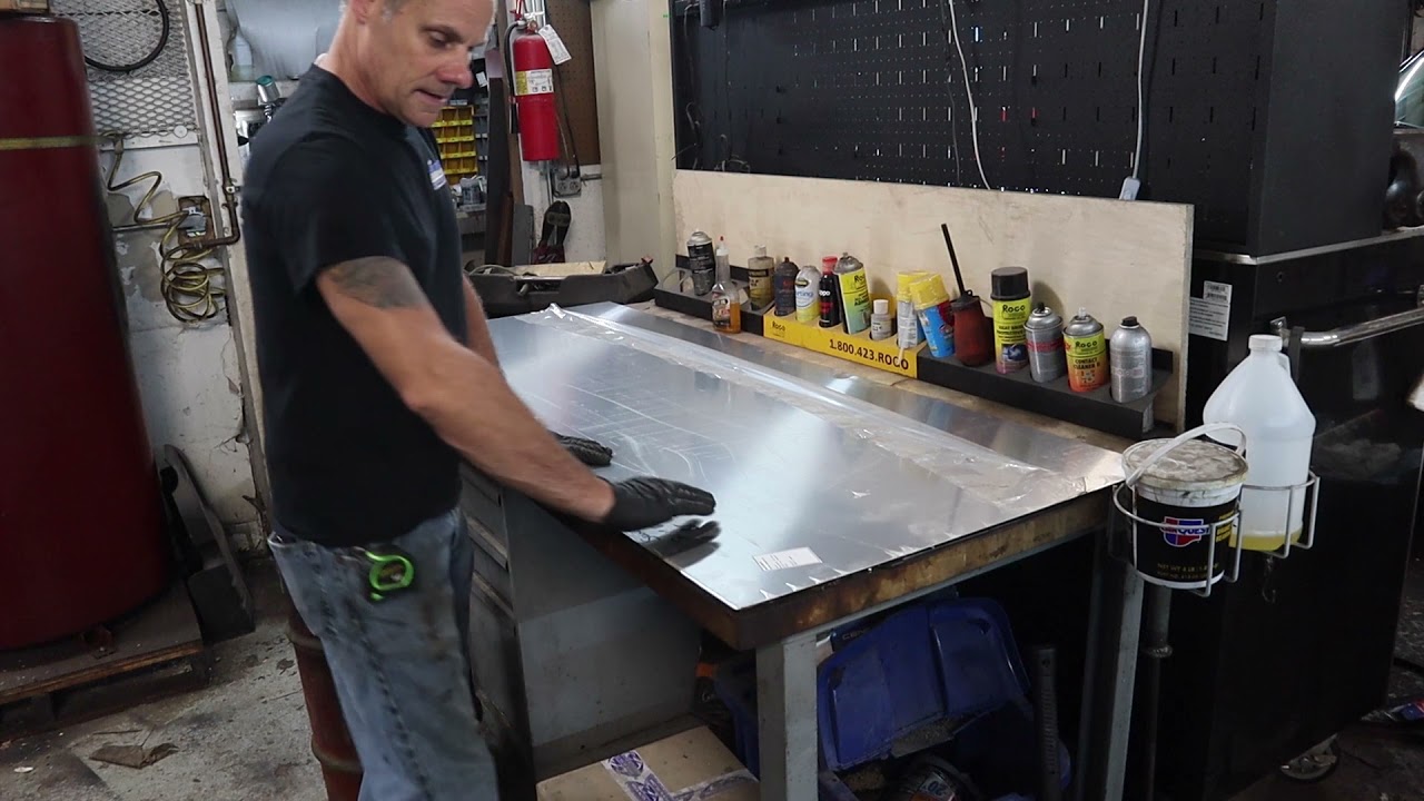 Workbench rehab with some fresh, new, Stainless steel on a rainy Sunday afternoon!