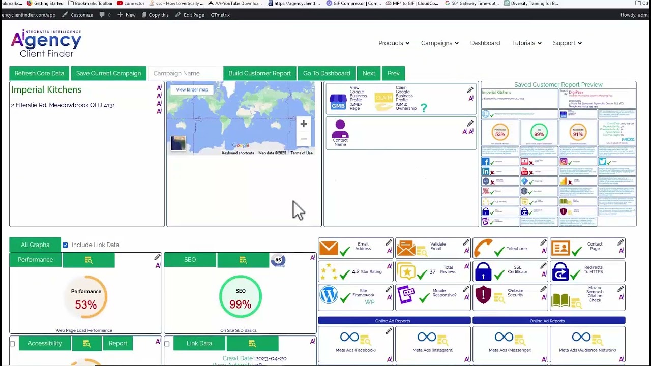 AgencyClientFinder AI Review Demo Video