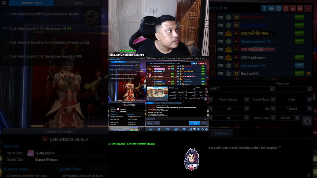 haaa login  ke dalam point blank