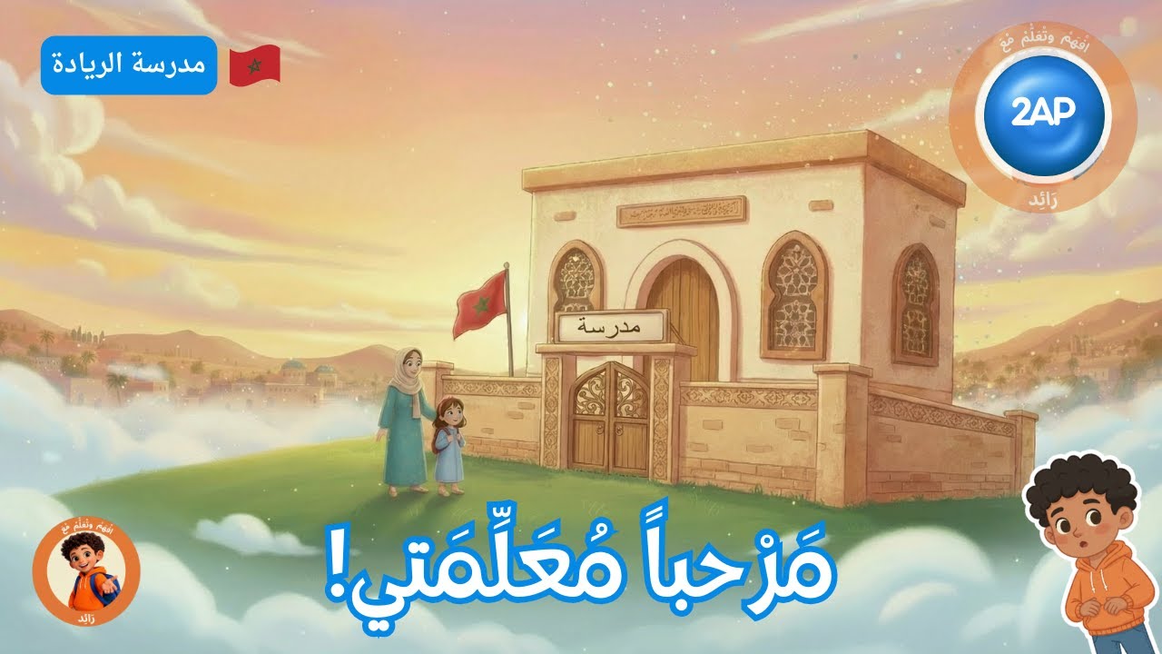 مرحبا معلمتي! | قراءة عربية المستوى الثاني – قصة تعليمية | مدرسة الريادة