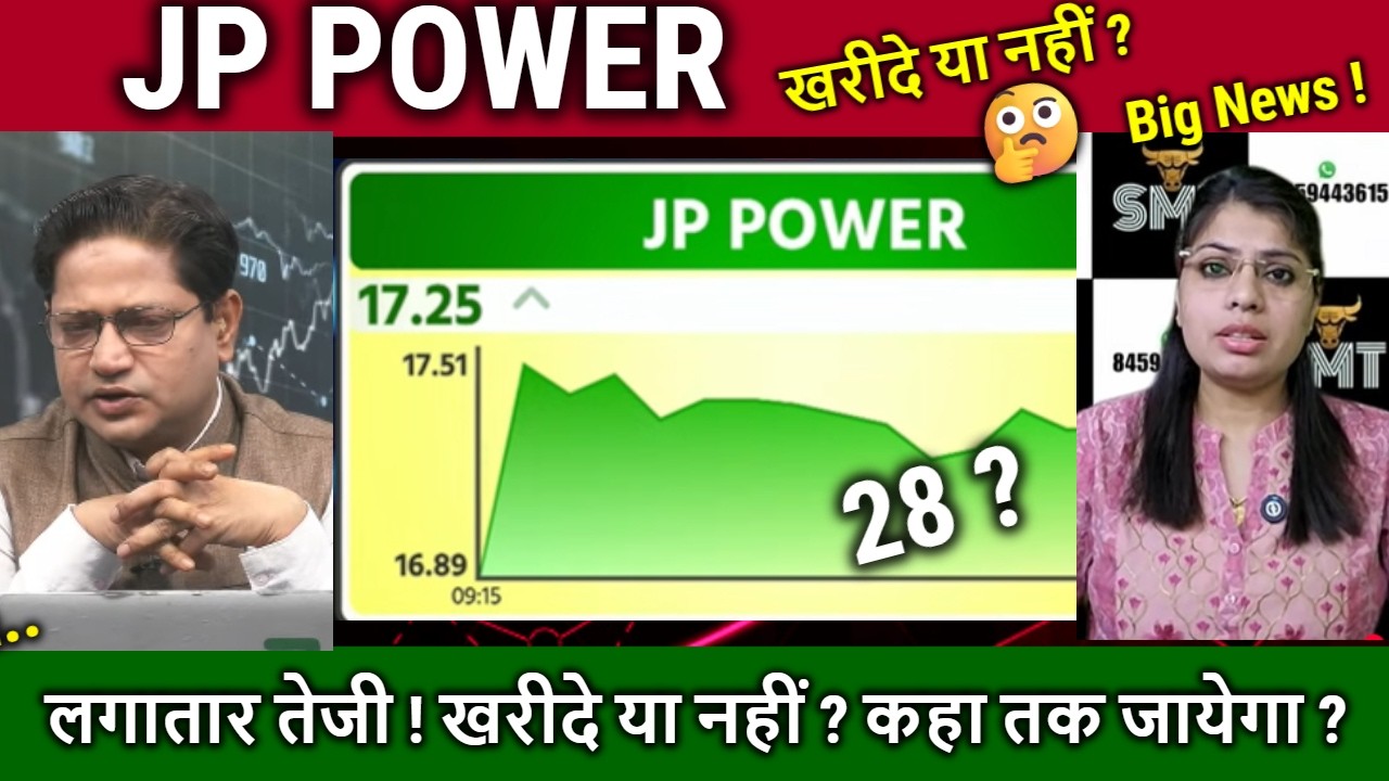 JP POWER share latest news,kharide ya nahi?Future analysis,JP POWER,suzlon energy latest news,target