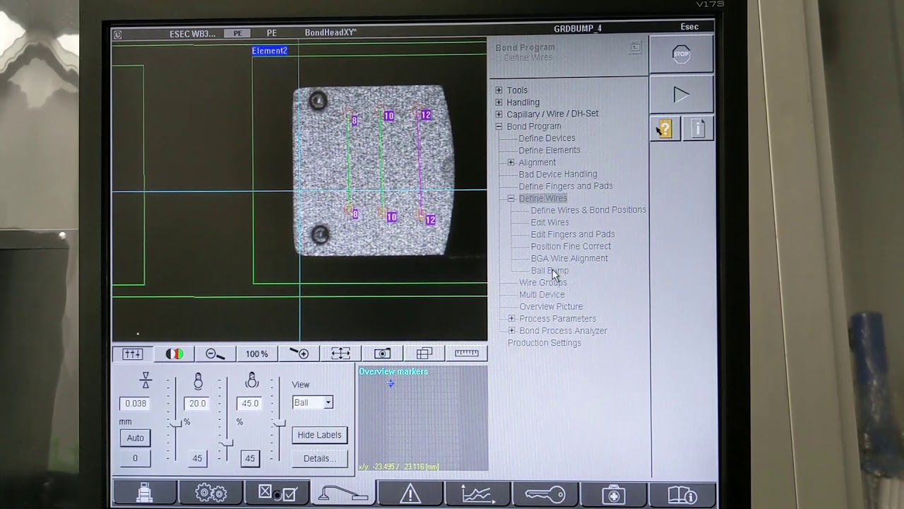 ESEC 3100 Optima Wire Bonder Building Recipe Basics