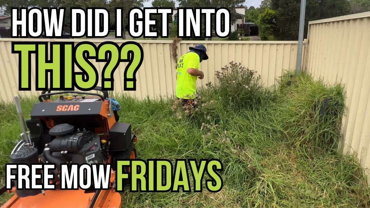I bit off way more than I could chew here! Free Mow Fridays sponsored by Claratyne Australia!