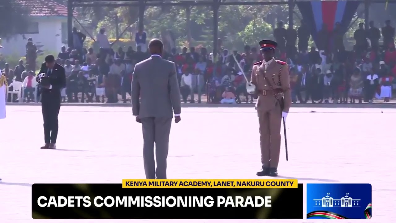 Cadets Commissioning Parade, Kenya Military Academy, Lanet, Nakuru County.