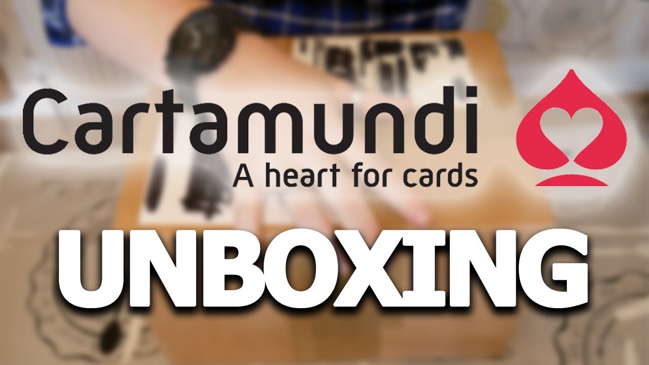 Unboxing from Cartamundi playing cards