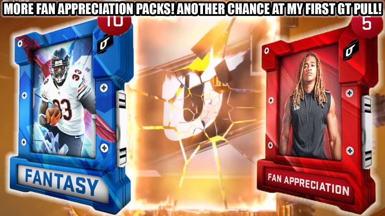 MORE FAN APPRECIATION PACKS! ANOTHER CHANCE AT MY FIRST GOLDEN TICKET PULL! | MADDEN 20