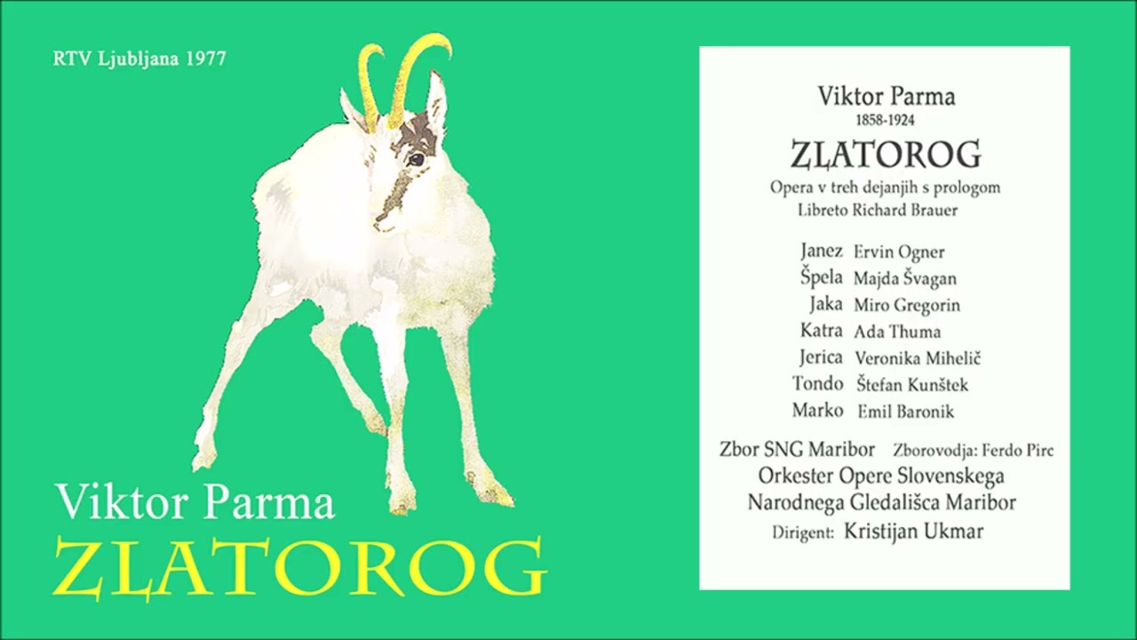 Viktor Parma  ZLATOROG - SNG Maribor 1977 - RTV Ljubliana