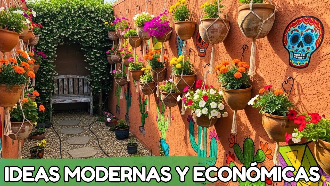 DECORA TU MURO VACÍO CON PLANTAS Y DALE VIDA AL JARDÍN