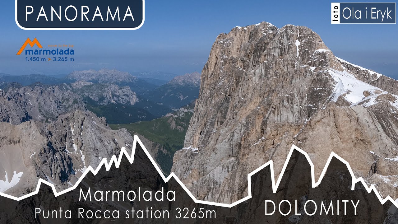 Panorama - Marmolada Dolomiti (Punta Rocca 3265m)