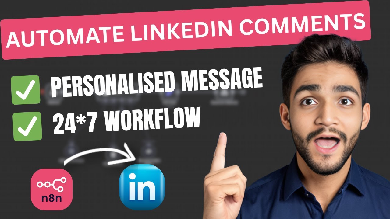 Автоматизация LinkedIn: больше никогда не пишите комментарии вручную | n8n Tutorial
