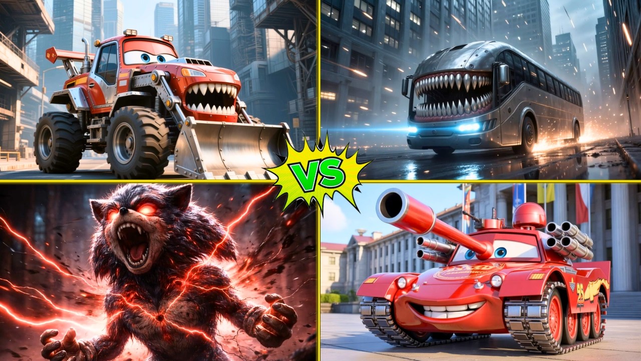 SONIC - MCQUEEN - SCHOOL BUS - COFFIN DANCE SONG 🎶 #174