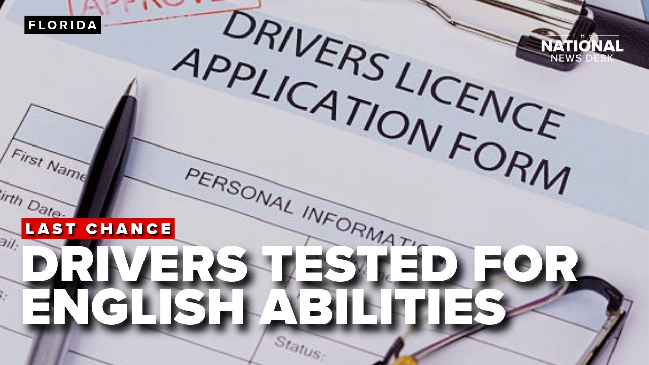 Drivers tested for English abilities