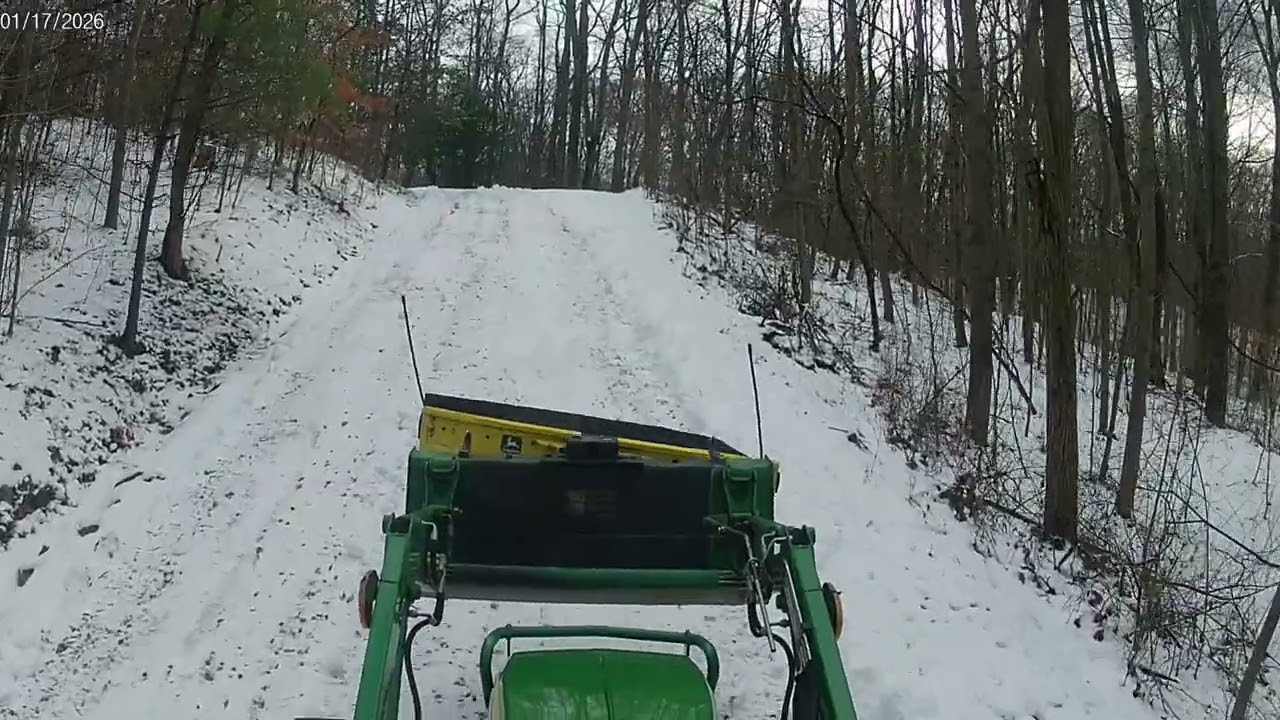 Viewing my drive from the tractor