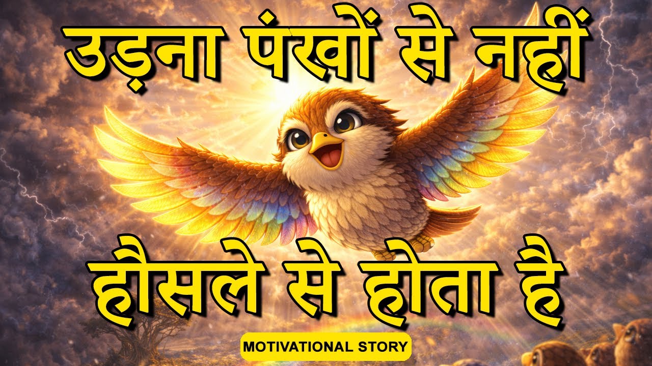 खुद पर भरोसा रखो | एक नन्ही चिड़िया की हिम्मत भरी उड़ान | Inspirational Hindi Story