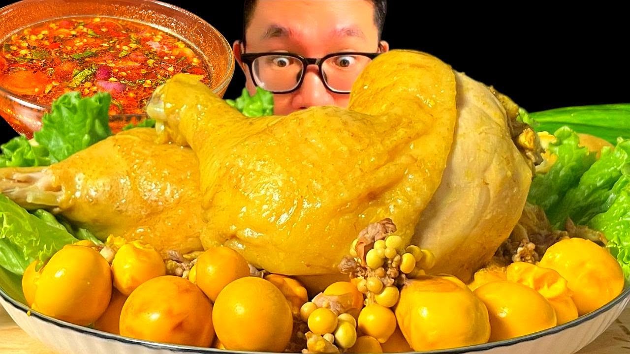 ASMR MUKBANG/Eat boiled chicken and boiled eggs