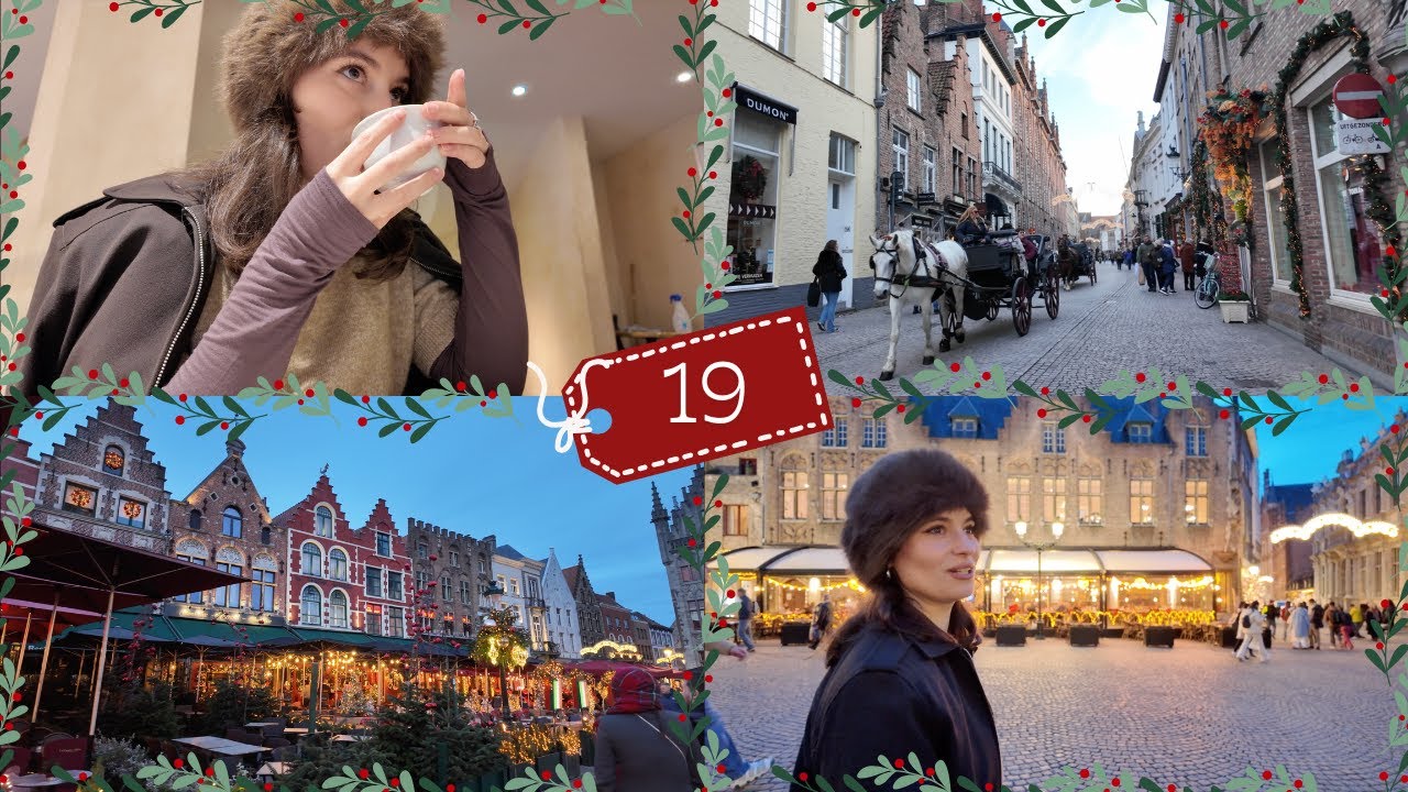 Brugge’yı Gezelim, Noel Pazarları, Sıcak Çikolata, Her Yer Işıl Işıl, Birlikte Hazırlanalım ✨