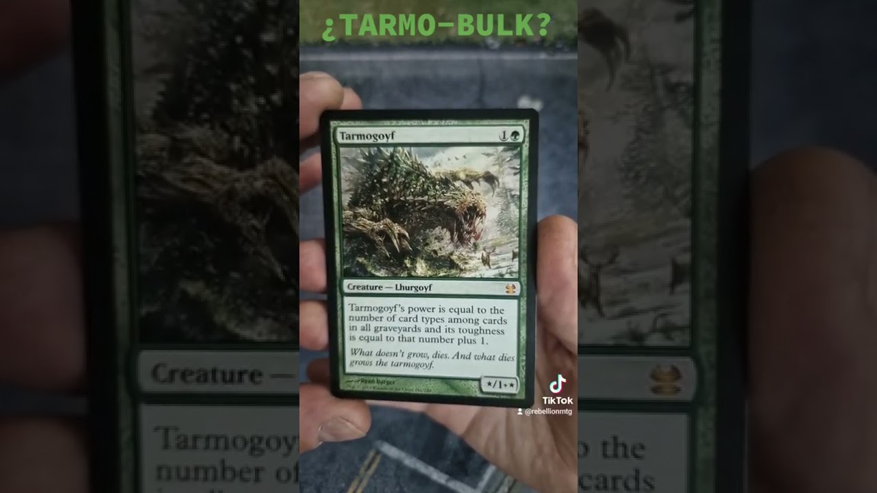 &iquest;Era el TARMOGOYF una carta BULK? #curiosidadesmtg #MTG