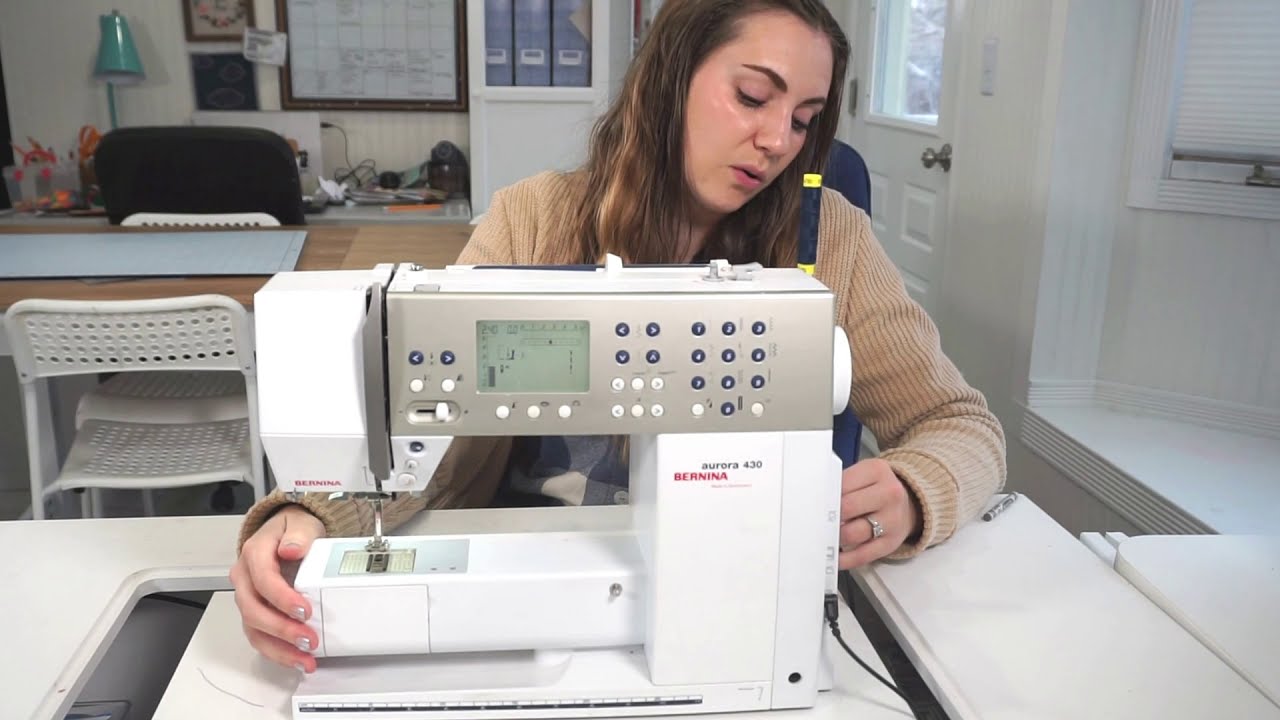Обзор швейной машины Bernina Aurora 430