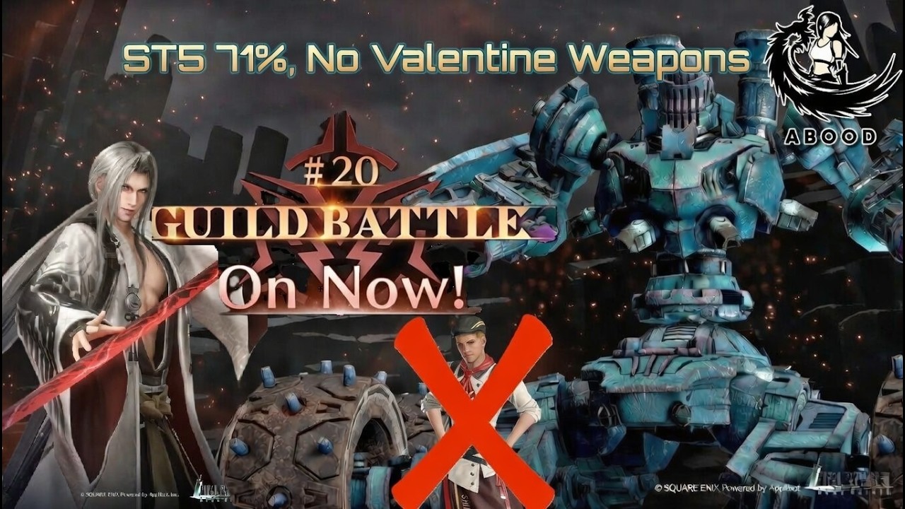 FF7EC GB20! ST5 71% No Valentines Weapons