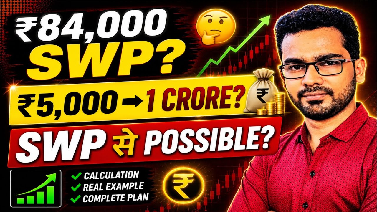 ₹5,000 SIP + SWP Strategy | 1 Crore & Monthly Income Plan Explained 🚀