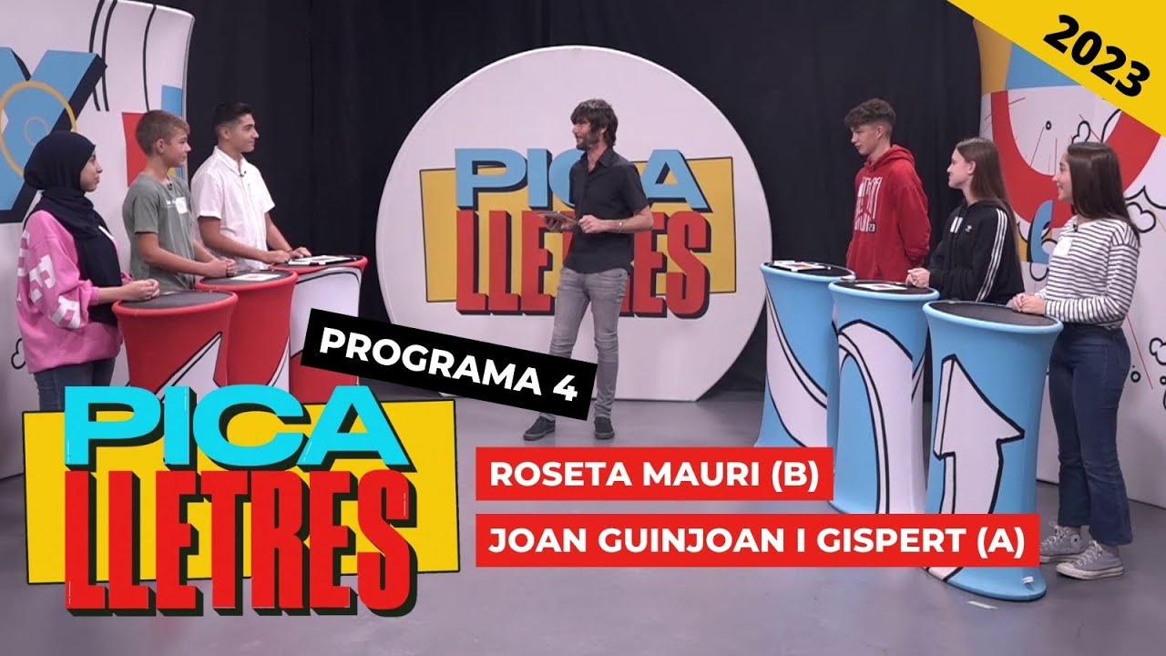 4. Pica Lletres 2023: Roseta Mauri (B) VS. Joan Guinjoan i Gispert (A)