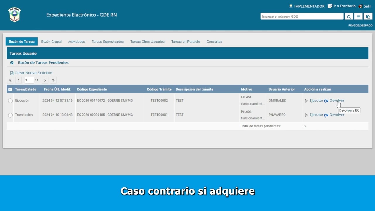 GDE 25  Módulo Expediente electrónico