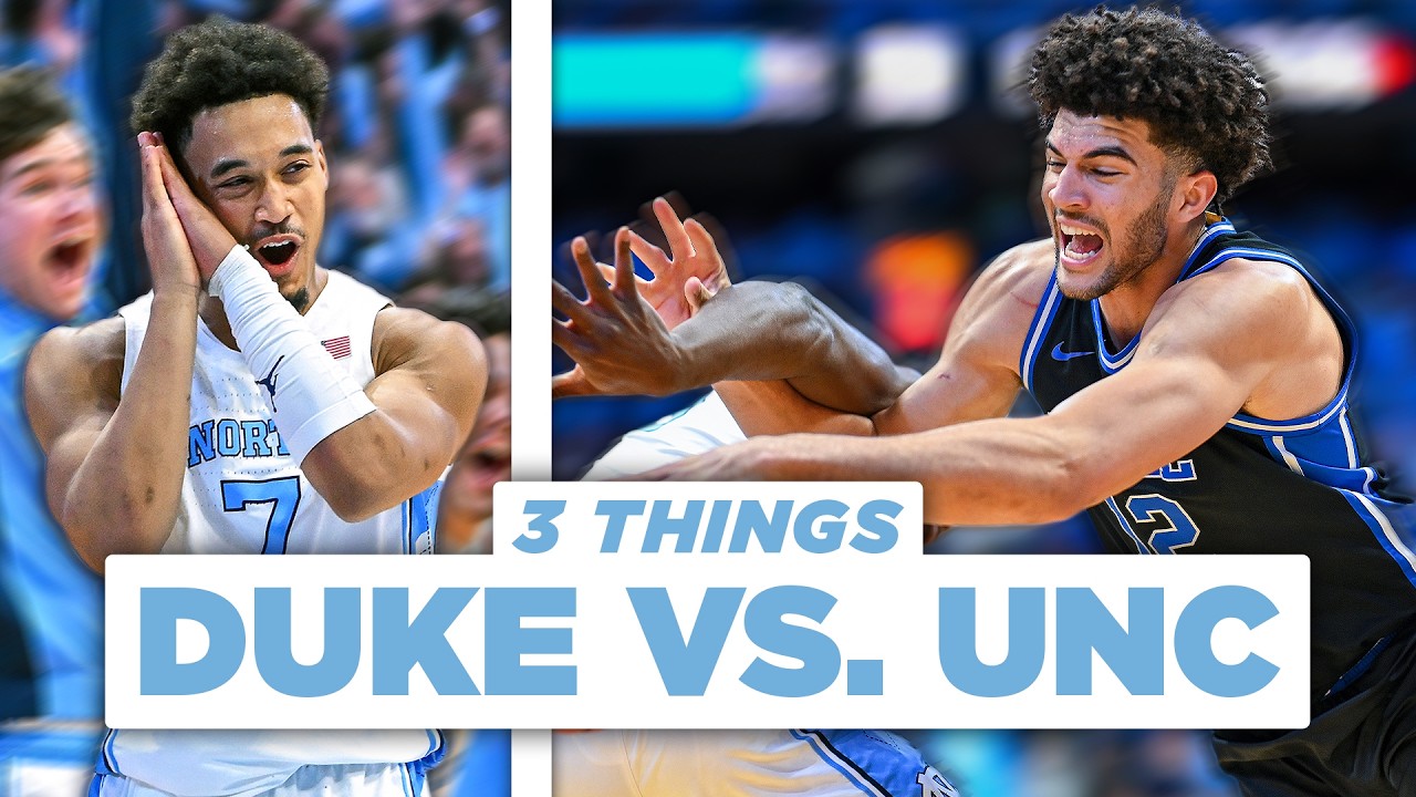 Last-Second Trimble DAGGER Sends UNC Past Duke In Instant CLASSIC! | 3 Things