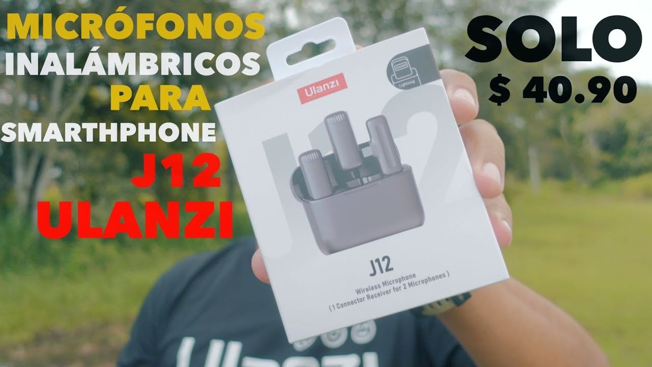 ULANZI J12 - MICRÓFONOS INALÁMBRICOS PARA SMARTPHONE