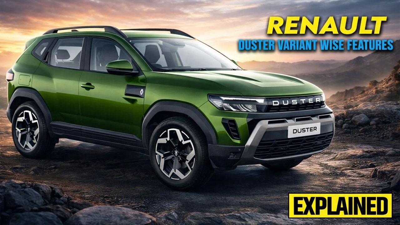 Renault Duster Variant-wise Features Explained - Authentic, Evolution, Techno, Techno+ And Iconic