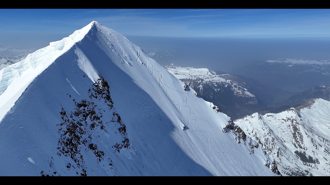 Mönch Noth-East Face with a Park oriented ski?