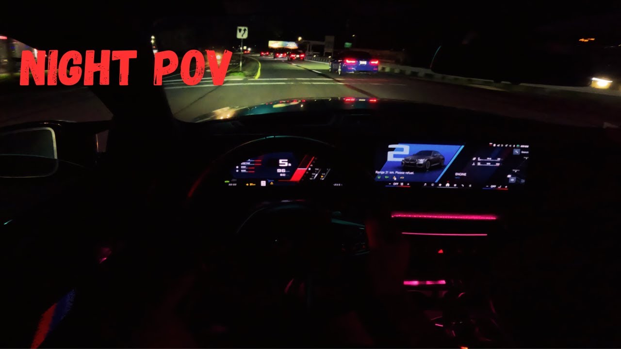 POV: Full Send at night  &mdash; Epic BMW Cruise 🏁