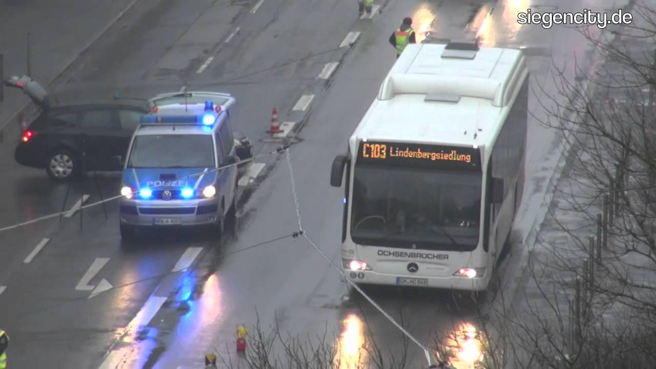 Unfalldokumentation Monobildverfahren - Siegen - 18.02.2012