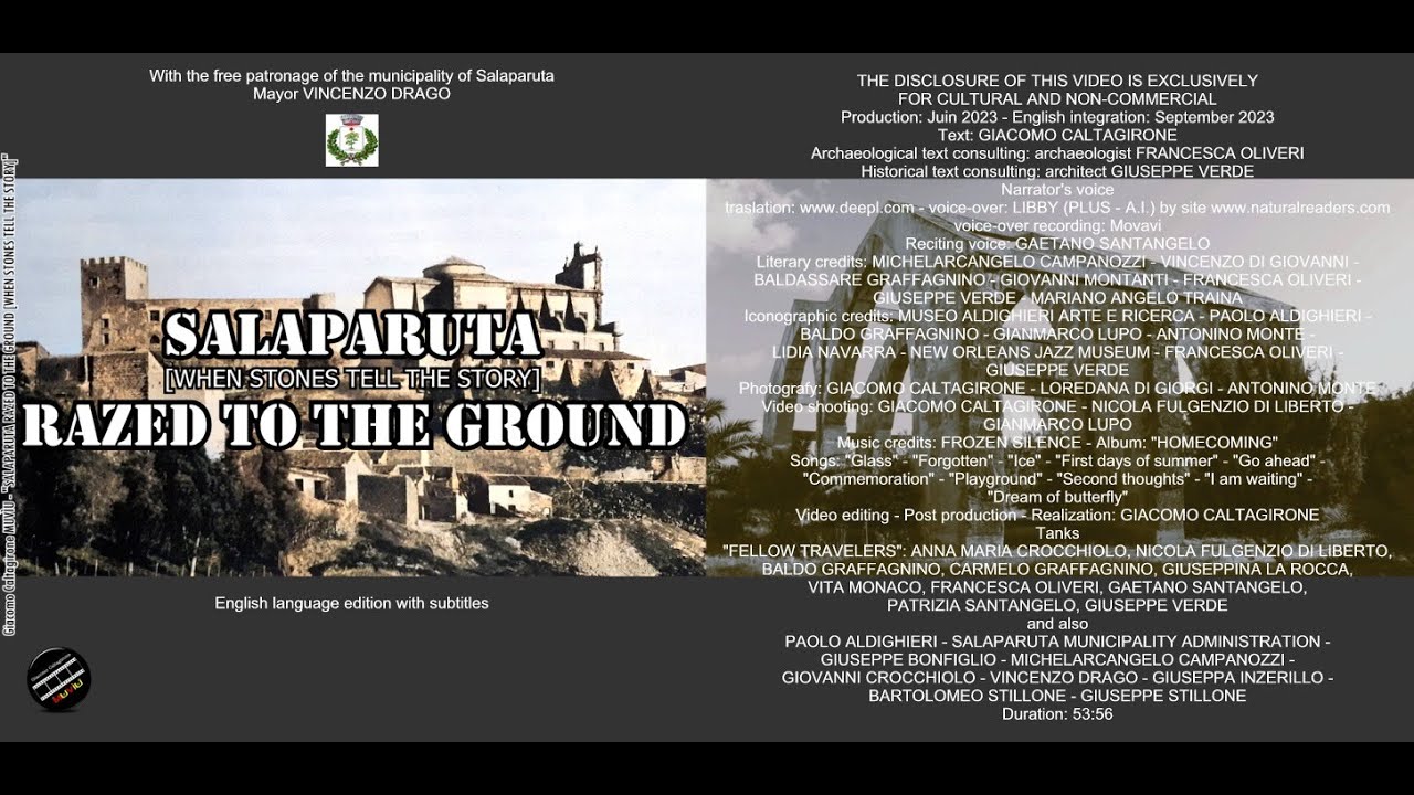 SALAPARUTA RAZED TO THE GROUND [WHEN STONES TELL THE STORY]