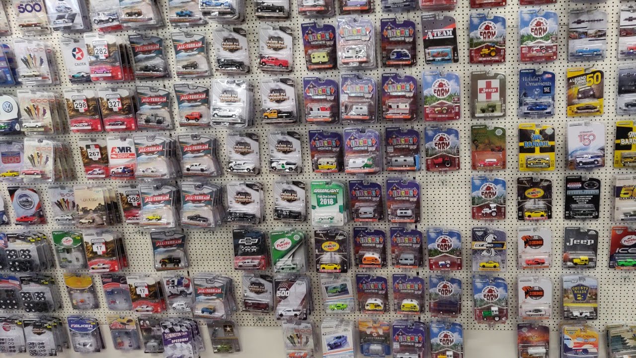 Giant 1:64 Diecast Car Wall. Greenlight, Mini GT, Johnny Lightning, Acme