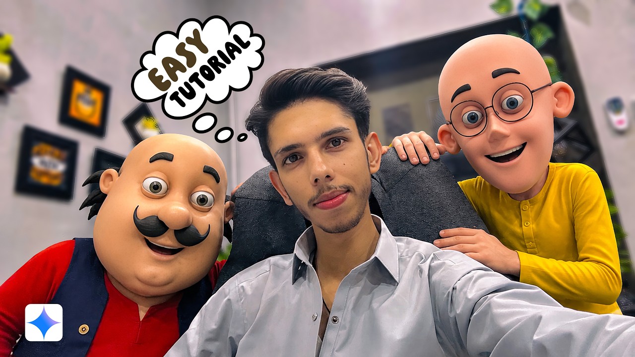 Motu & Patlu Trending Ai Video Editing Using Gemini Free!