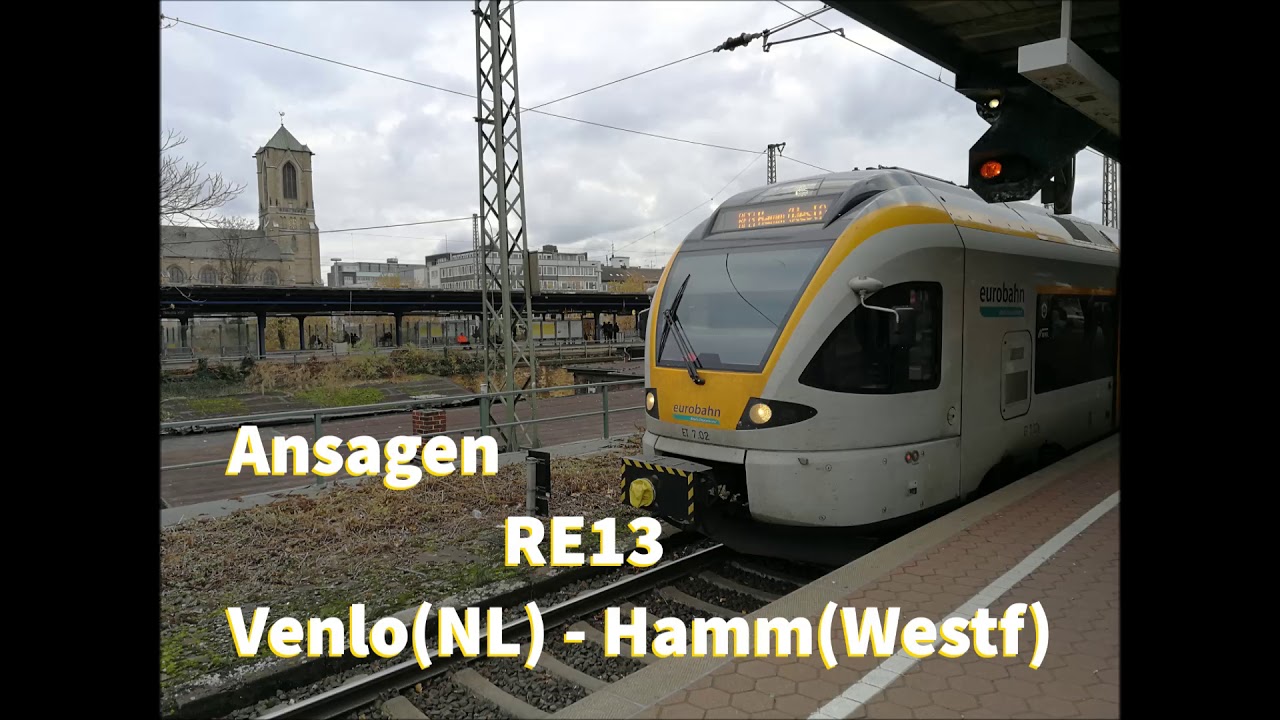 [Eurobahn] Ansagen RE13 Venlo(NL) - Hamm(Westf)