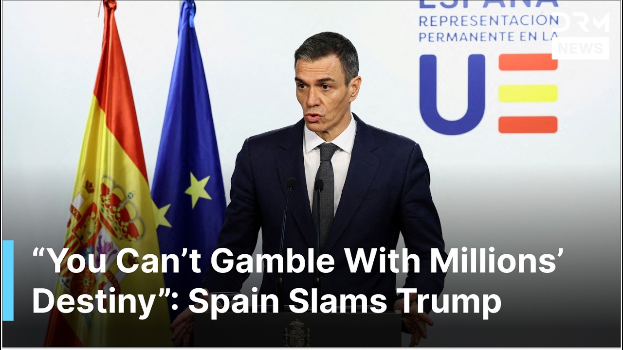 Spain PM Slams Trump on Iran War: &ldquo;You Can&rsquo;t Play Russian Roulette With Millions&rsquo; Fate&rdquo; | AC1G