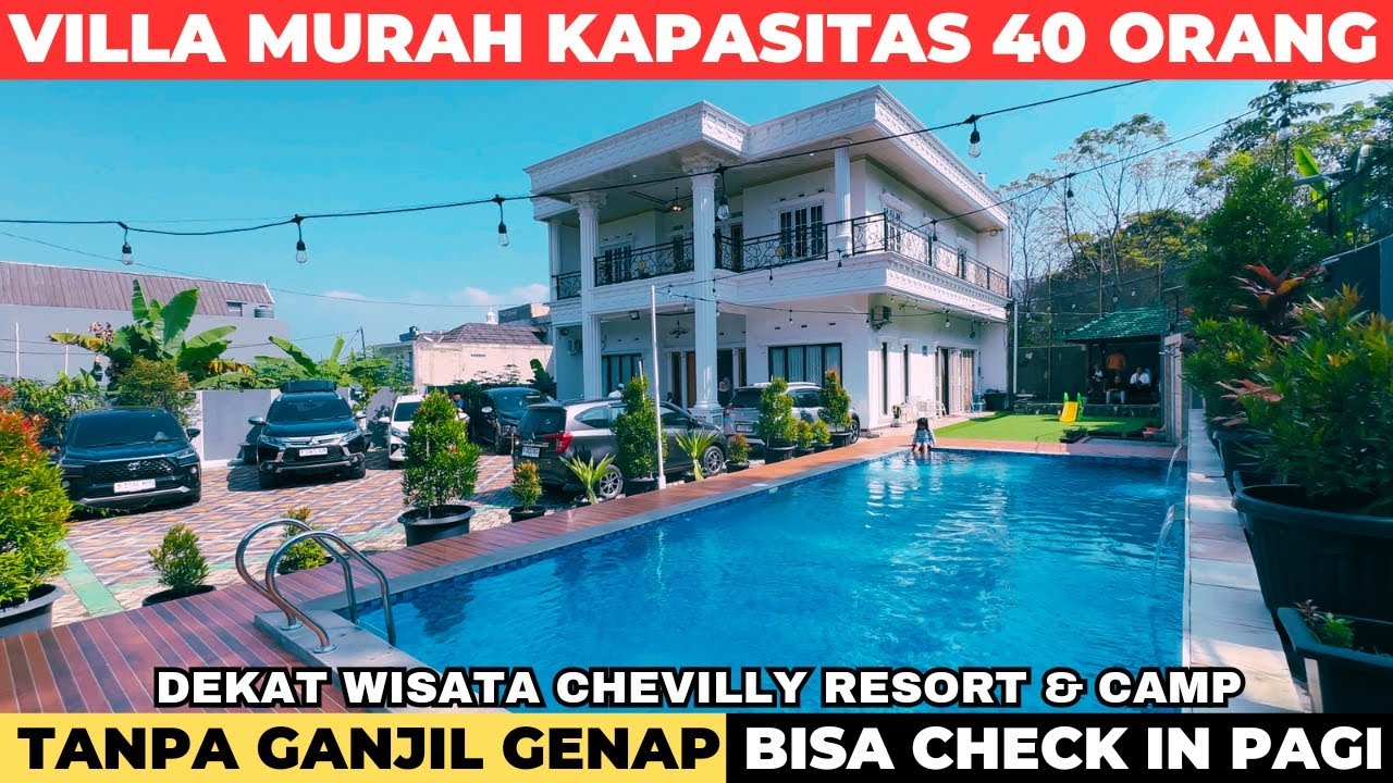 Villa Bagus Murah Bebas Anti Ganjil Genap‼️Dekat Wisata Chevilly